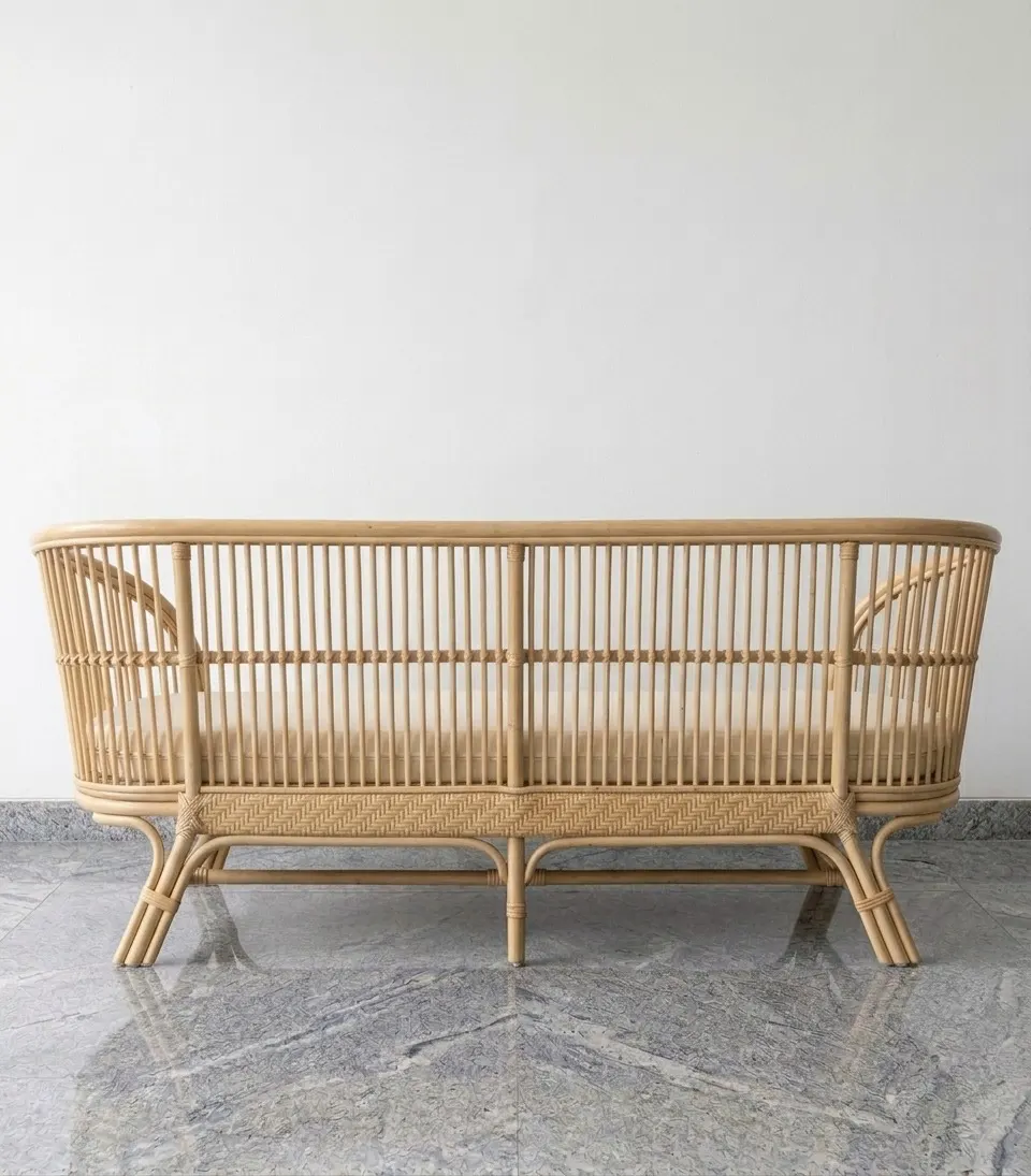 Paris Rattan Daybed Sofa – Back View Paris Rattan Daybed Sofa – Back View